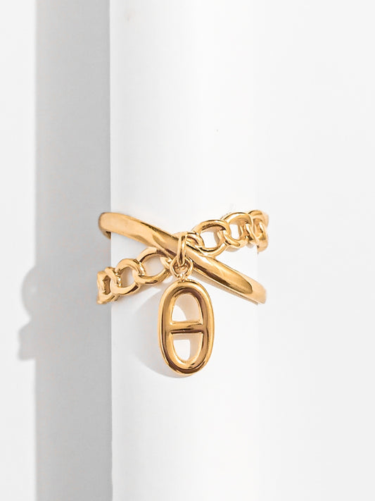 Bague Quatre vingt onze Maille Marine