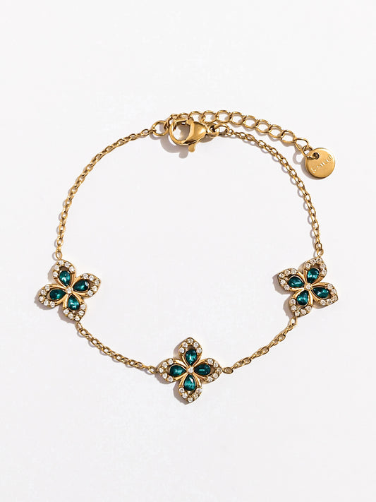 Bracelet 3 Trèfles Bleu  - Plusieurs couleurs