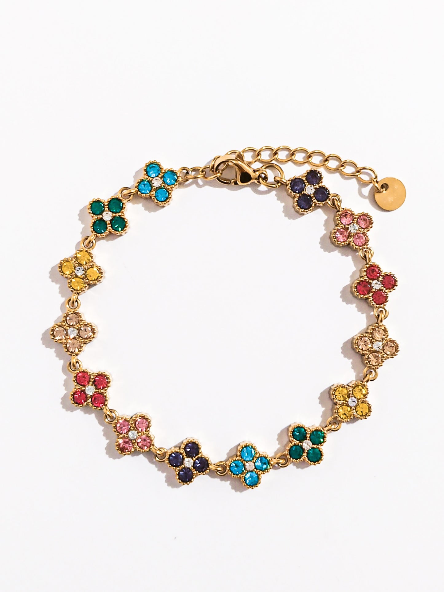 Bracelet Trèfle Multicolore - Plusieurs couleurs