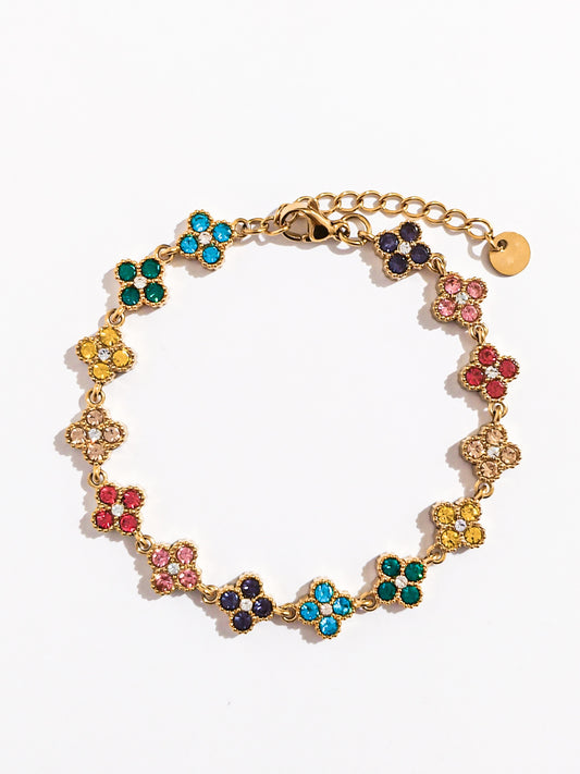 Bracelet Trèfle Multicolore - Plusieurs couleurs